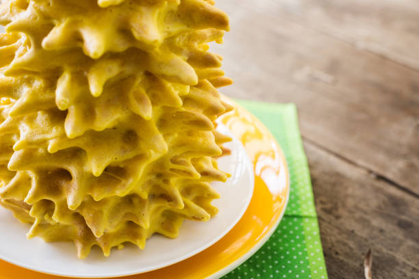 Tree cake. Baumkuchen. Traditional Germany and Lithuania layered cake