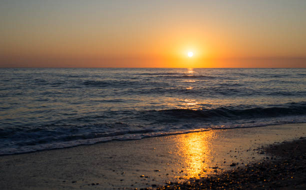 istock Beautiful sunrise and sea 1170372099