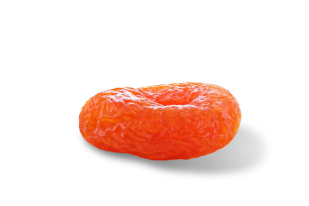 istock Dried Apricot fruit on a white isolated background 1170372251