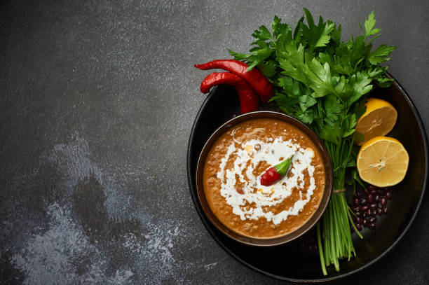 istock Dal Makhani at dark background 1170374677