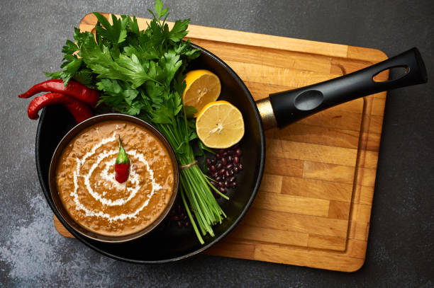 istock Dal Makhani at dark background 1170374698