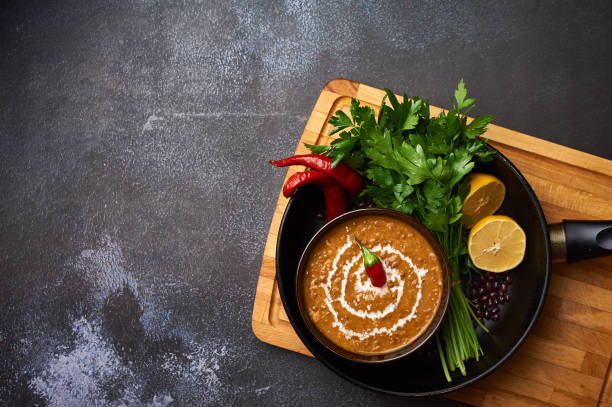 istock Dal Makhani at dark background 1170374699