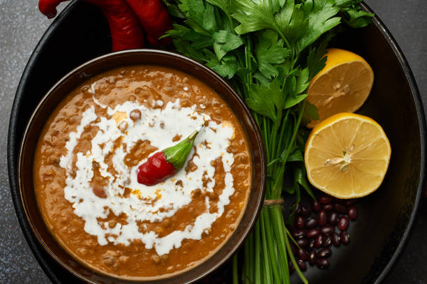 istock Dal Makhani at dark background 1170374717
