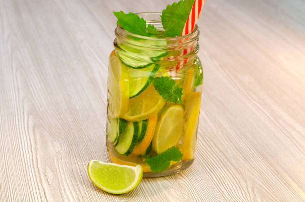 istock Detox water smoothie for cleansing the body 1170376266