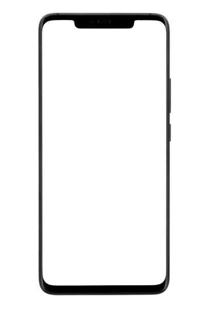 istock Smart phone with blank screen isolated on white background, clipping path 1170377256