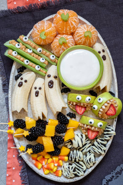 istock Healthy Fruit Halloween Treats. 1170383713