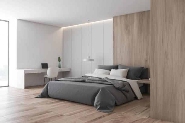 istock White and wood bedroom and home office corner 1170384947