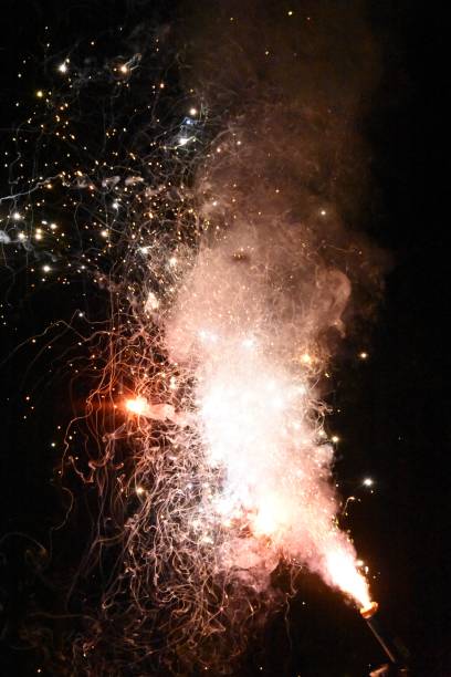 istock Roman Candle Sparkers Fireworks 1170385898