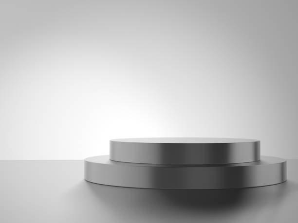 istock Podium isolated on white background. Award concept. Empty stage. 1170396390