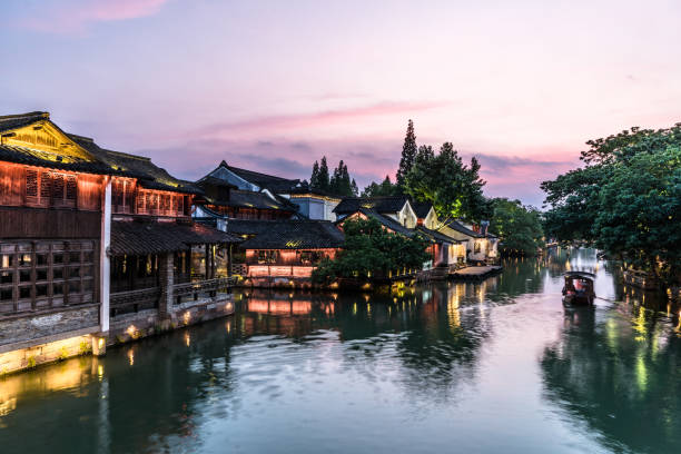 istock Beautiful Chinese water town 1170397490