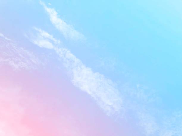 istock Soft clouds  In the sky with gentle pastel gradients 1170399699