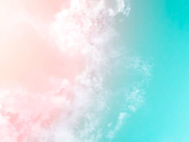 istock Soft clouds  In the sky with gentle pastel gradients 1170399710