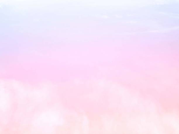 istock Soft clouds  In the sky with gentle pastel gradients 1170399748