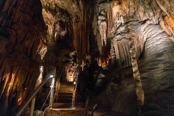 istock Impressive rock formations inside Jersey cave in Australia 1170400289