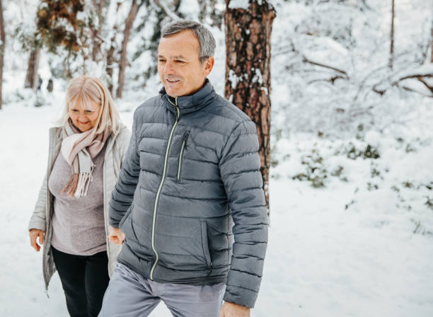 istock Mature Couple in Winter Park 1170402693