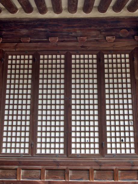 istock Korean Traditional Hanok Gate, Wood gate 1170404143