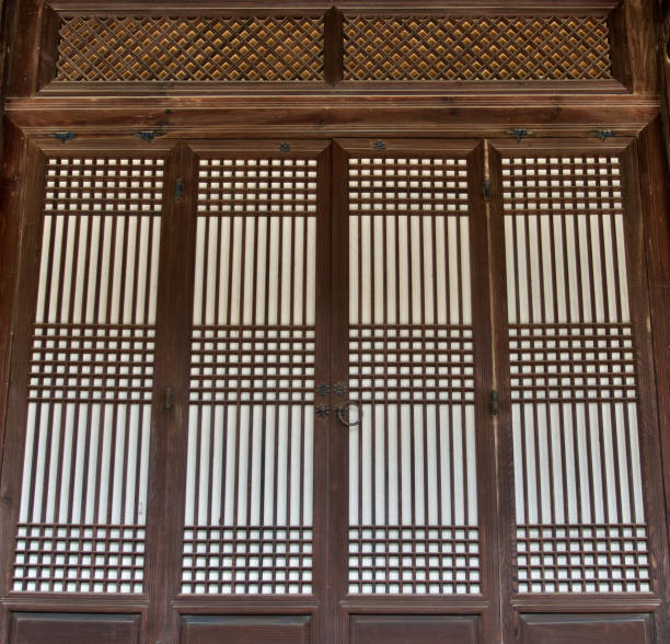 istock Korean Traditional Hanok Gate, Wood gate 1170404148