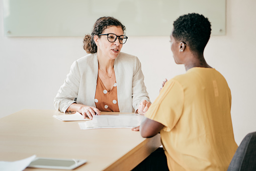 Two women in the office