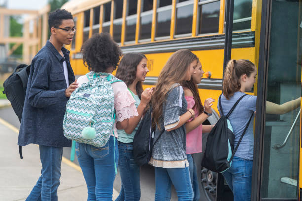 istock Riding the school bus 1170409685