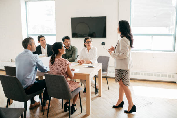 istock Presenting for the new business team 1170409995