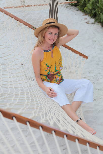istock Woman on the hammock. 1170412304