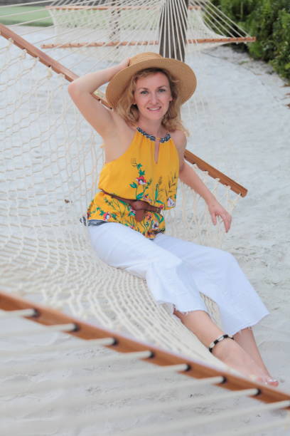 istock Woman on the hammock. 1170412908