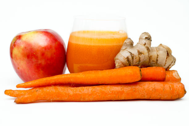 Apple Carrot Juice stock photo