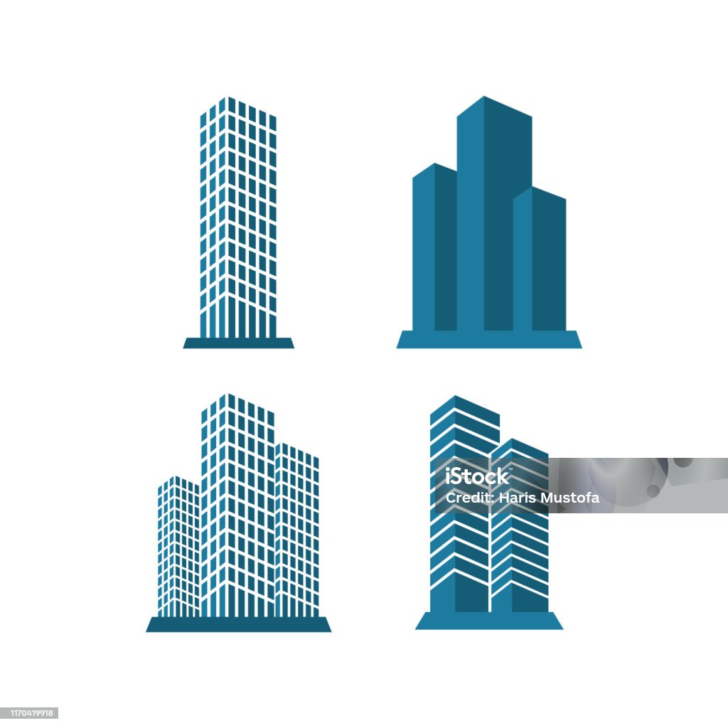 Building Graphics Vector Image Building Graphic Design Template Vector Isolated Illustration Stock ...
