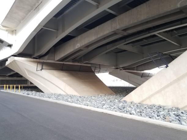 istock security fences under Wilson bridge with street and rocks 1170422126