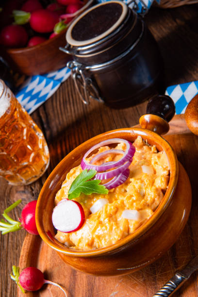 istock rustic Bavarian obazda with radishes and onions 1170433326