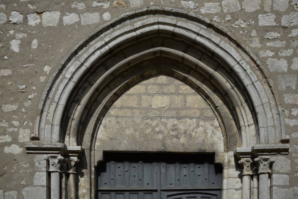 istock Bonneval church door 1170446594