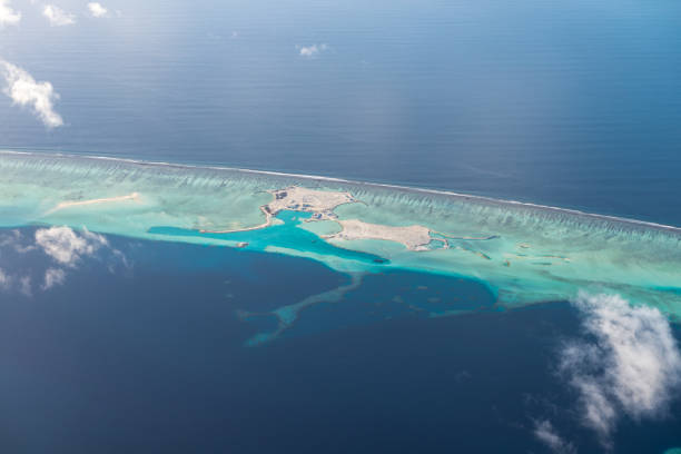 istock Above views for Luxury Resort in Maldives 1170447872