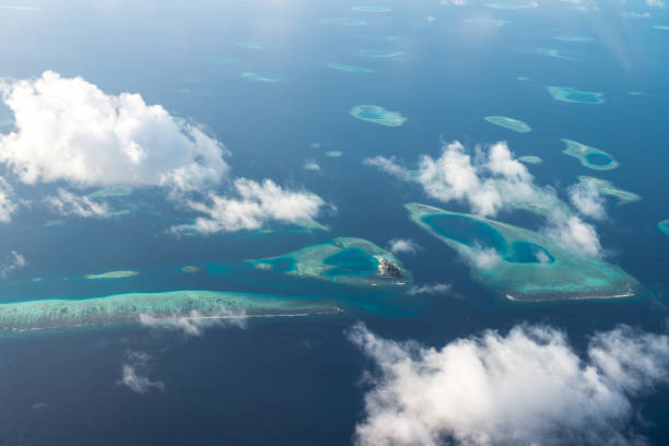 istock Above views for Luxury Resort in Maldives 1170447878