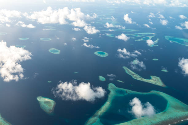 istock Above views for Luxury Resort in Maldives 1170447913