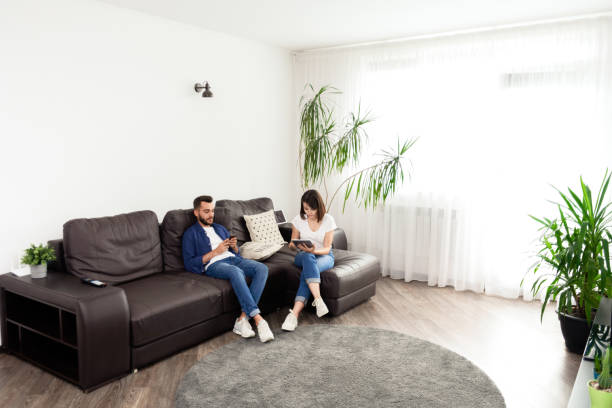 istock Relaxing with gadgets at home 1170447975