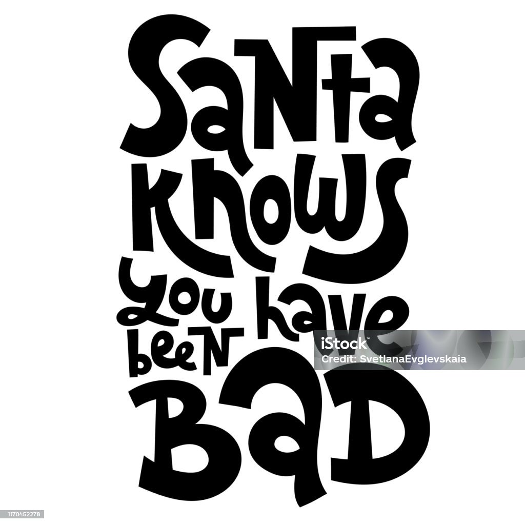 Antichristmas Lettering Quotes Stock Illustration - Download Image Now