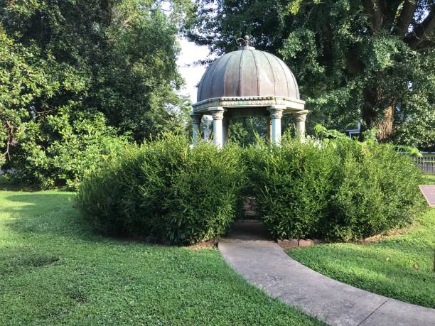 istock Pathway to Lawn gazebo 1170453933