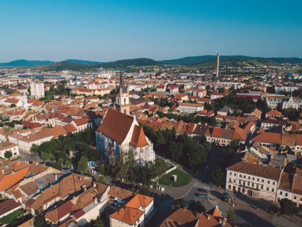 istock High Angle View Of Townscape Against Sky 1170455112