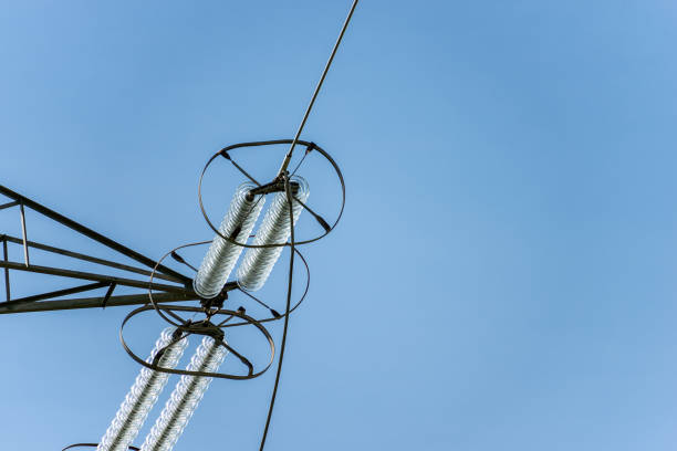 istock High voltage electrical insulator - Made of glass 1170461135