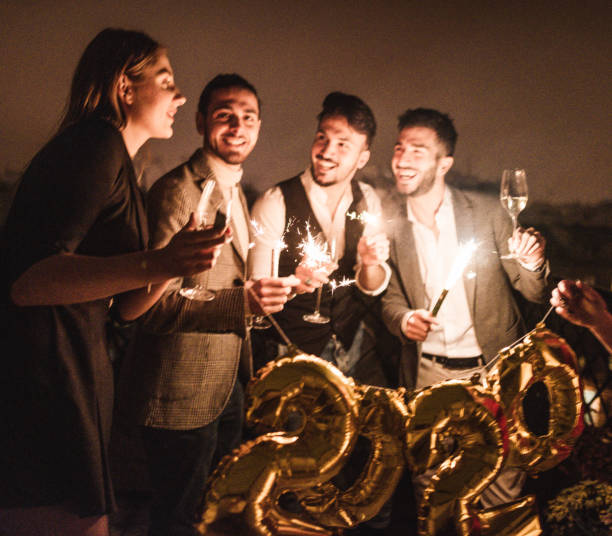 istock toasting on the rooftop for the new year 2020 1170464448