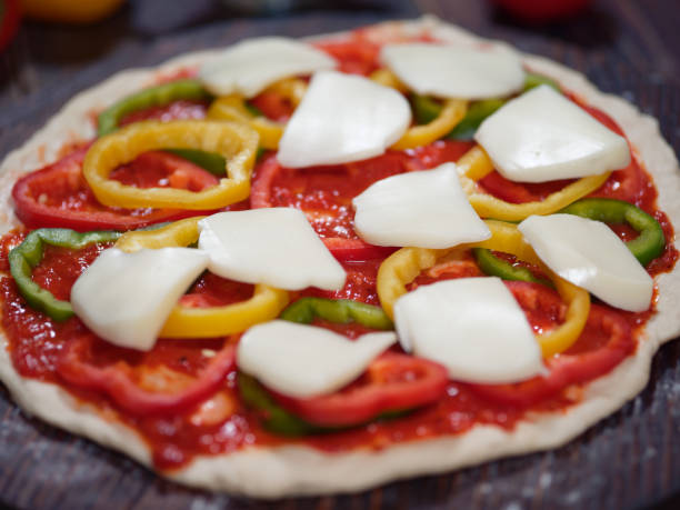 istock Preparing homemade vegetarian pizza 1170464663
