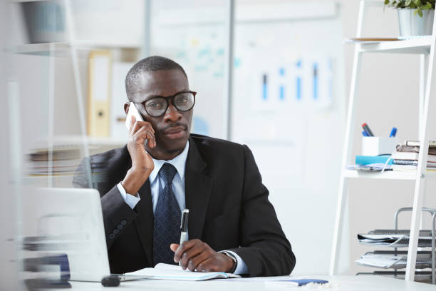 istock Businessman busy on the phone 1170464910