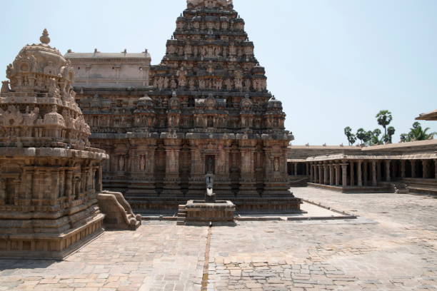 istock Airavatesvara Temple complex, Darasuram, Tamil Nadu, India. View from North. 1170465096