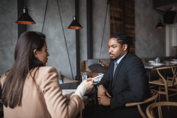 istock Business people in a high-end restaurant 1170471199