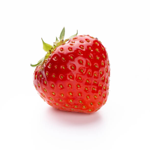 istock Fresh strawberries closeup on a white background. Isolated - Image 1170471916