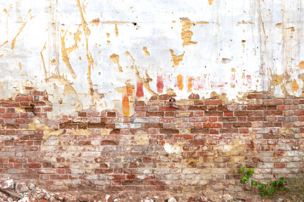 istock Old Red Brick Wall with Lots of Texture surface backdrop copy space 1170474270
