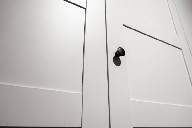 istock White door of the closet 1170483445