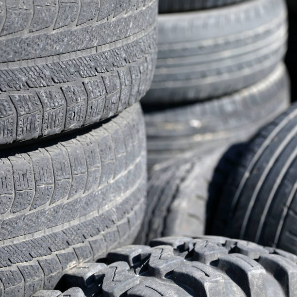 istock Close up of old tires 1170485193