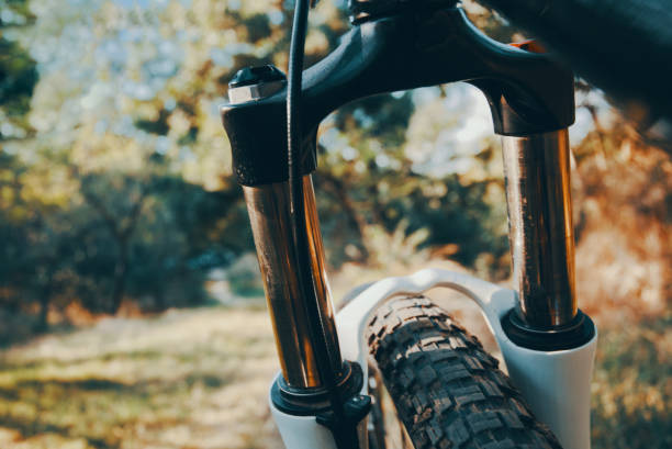 istock Mountain bike background 1170488440