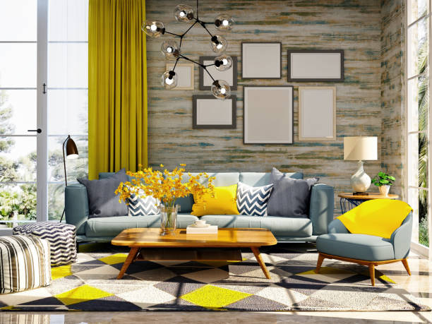 istock 3D Render of Living room 1170490477